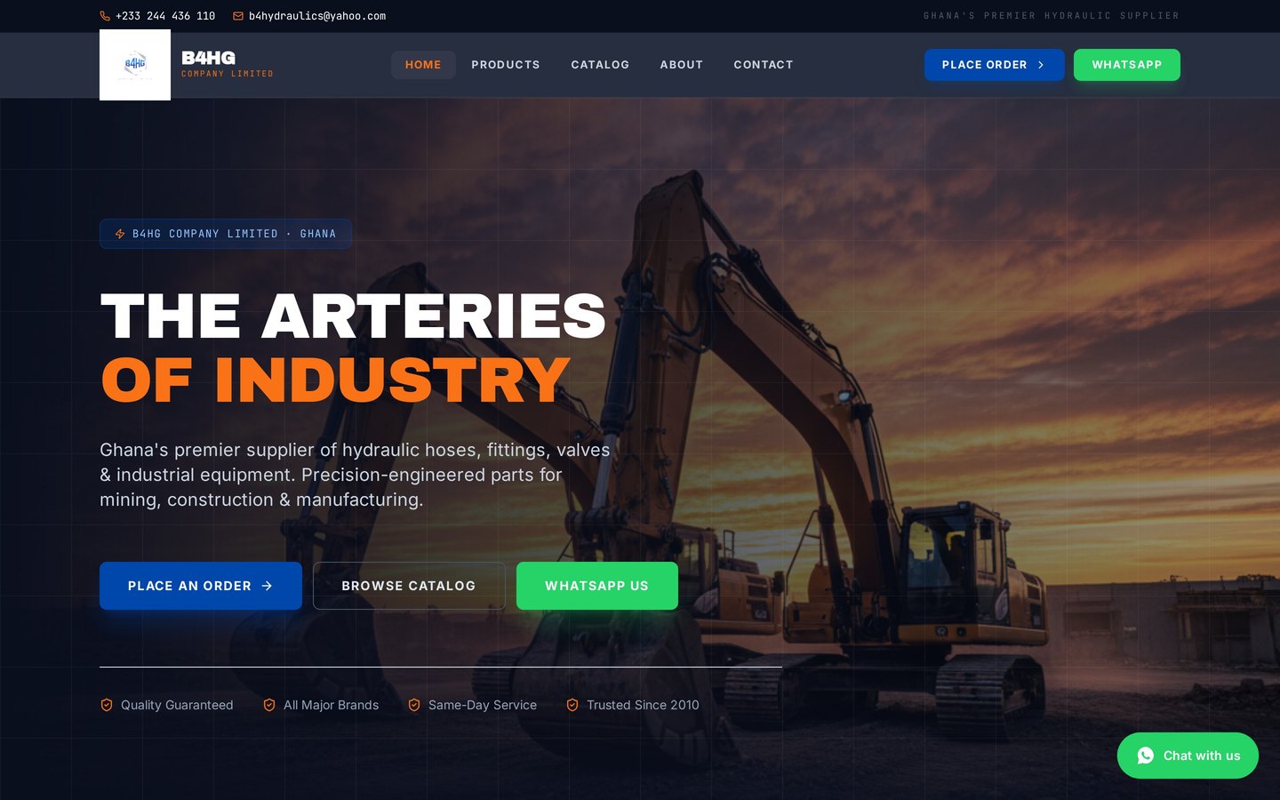 B4HG Company Limited website